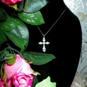 Victoria Wieck White Gold Filigree Cross